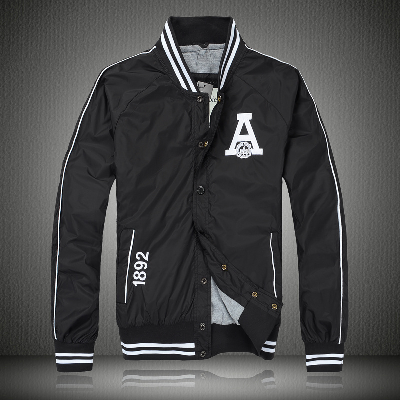 Veste Abercrombie & Fitch Homme Soldes en Noir